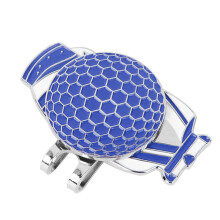 Lightweight Metal Hat Clip Golf Ball Marker – Blue, Red, Yellow, 4x3x0.5cm