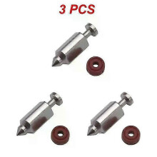(3PC) Carburetor Float Valve Needle Seat Kit Repair Part Briggs Stratton 398188 Fuel Supply System Carburetors Fuel Supply System