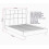 Seconique Verona 4ft 6 inch Double Bed Fabric Frame Brown 9