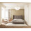 Seconique Verona 4ft 6 inch Double Bed Fabric Frame Brown 2