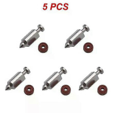 (5PC) Carburetor Float Valve Needle Seat Kit Repair Part Briggs Stratton 398188 Fuel Supply System Carburetors Fuel Supply System