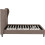 Seconique Verona 4ft 6 inch Double Bed Fabric Frame Brown 4