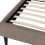 Seconique Verona 4ft 6 inch Double Bed Fabric Frame Brown 8