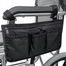 Wheelchair Armrest Side Storage Bag Portable Pocket Suitable for Most Walking Wheels And Mobile Equipment Accessories - RiRi