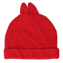 Zacht babymutsje met konijnenoortjes, warme en comfortabele beanie voor pasgeborenen, compact en wasbaar ontwerp voor eenvoudig onderhoud, ademend