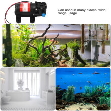 Plastic Mini Aquarium Diaphragm Water Pump 3.5L/min 12.2x9.4cm