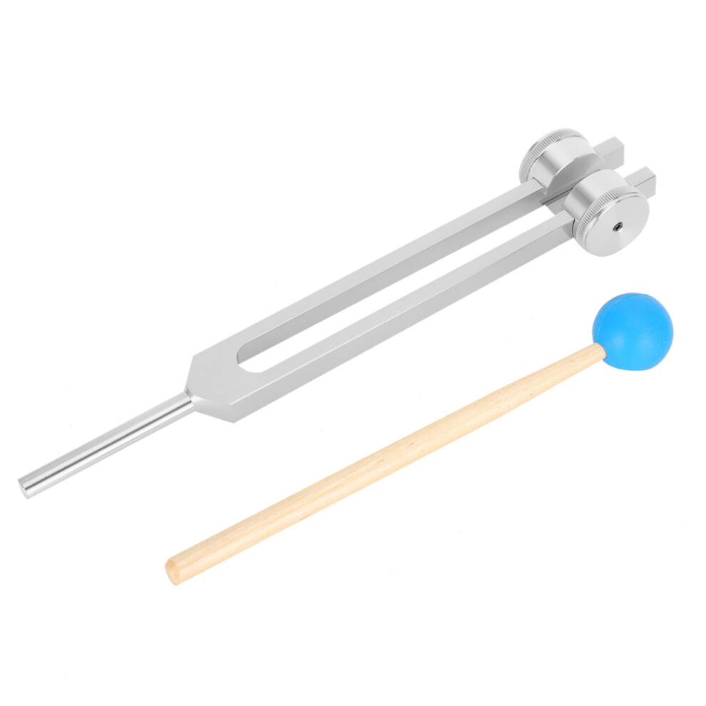Aluminum Alloy 111HZ Tuning Fork for Yoga Meditation, Silver or Gold