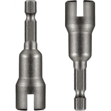 2 PCS Nut Driver Wing Nut Driver Drill Bit Socket Wrenches Tools Set Wing Nut Spanner for Panel Nuts Screws - DD