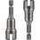 2 PCS Nut Driver Wing Nut Driver Drill Bit Socket Wrenches Tools Set Wing Nut Spanner for Panel Nuts Screws - DD 1