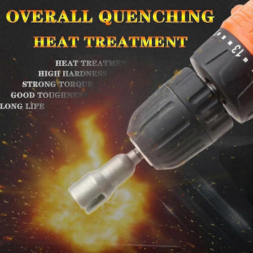2 PCS Nut Driver Wing Nut Driver Drill Bit Socket Wrenches Tools Set Wing Nut Spanner for Panel Nuts Screws - DD 2