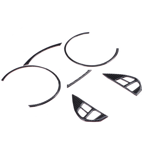 Lancer 0816 Kohlefaser Deko Set Tacho Lenkrad 2