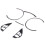 Lancer 0816 Kohlefaser Deko Set Tacho Lenkrad 12