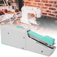 Mini Elektrische Hand-Nähmaschine - Tragbares DIY-Stichgerät, Blau