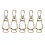 Tool Organizers Clip with Swivels Mount Plastic-khaki 5 pack 1