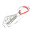 Octopuses Zeltheringe mit Federschnalle Zeltheringe-2 Packung 4