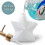 Starfish-shaped Soap Dispenser, White Ceramic with Pump - RiRi 3