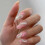 48 Pcs Glossy Press On Nails, Medium Stiletto Fake Nails, False Nails with Glue 1
