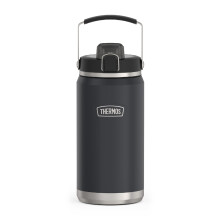 THERMOS ICON SERIES, RVS Waterfles met Tuit - 64 Ounce, Graniet - Vacuüm Geïsoleerde Waterfles met Deksel