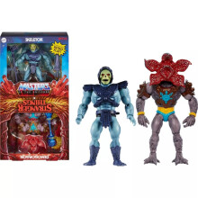 Masters of the Universe X Stranger Things Skeletor och Demogorgon Action Figure Set - 2 Pack