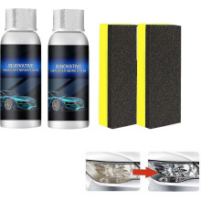 (2pcs) Headlight Repair Polish, Headlight Renewal Polish, Powerful Advance Headlight Repair Polish Keep Clear Headlight Coating For Car