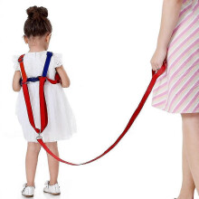 (Red-Blue) Toddler Safety Harness & Leashes, Anti Lost Wrist Link, Walk Learning Helper - Pengj