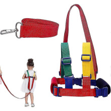 (Yellow-Green) Toddler Safety Harness & Leashes, Anti Lost Wrist Link, Walk Learning Helper - Pengj