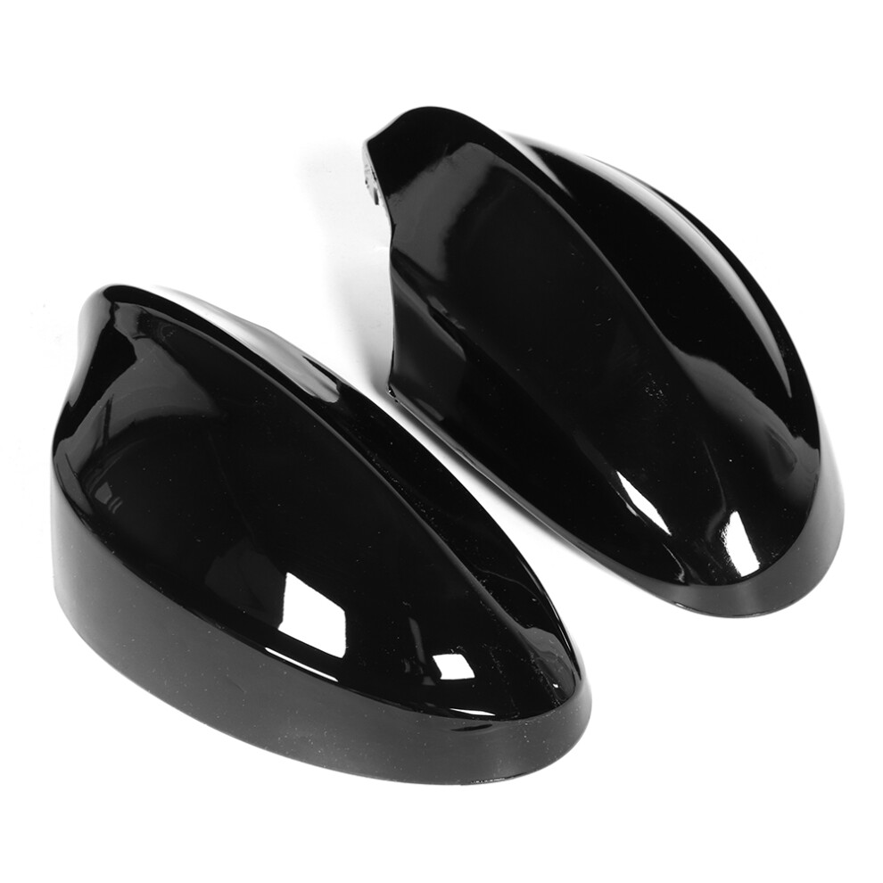 Pair Rearview Mirror Cover Caps For E90 E91 2005-2008 3-Series 7631392520208