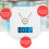 Mini CO Carbon Monoxide Alarm with LCD & 360 Detection, Wall Mount 12