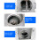 Compact 4in Exhaust Fan 250m³/h 220V 8