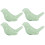 Green 4 Set Bird Ceramic Knobs for Cabinets, 5.5x3.2x3cm 1
