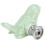 Green 4 Set Bird Ceramic Knobs for Cabinets, 5.5x3.2x3cm 4