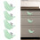 Green 4 Set Bird Ceramic Knobs for Cabinets, 5.5x3.2x3cm 13