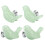 Green 4 Set Bird Ceramic Knobs for Cabinets, 5.5x3.2x3cm 14
