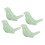 Green 4 Set Bird Ceramic Knobs for Cabinets, 5.5x3.2x3cm 15