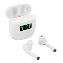 True Wireless J3Pro Earbuds Bluetooth 5.2 with LED Display, 55mAh Battery