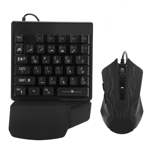 One-Hand Tastatur Maus Set JX200
