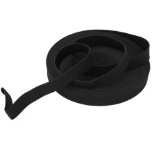Black 20mm Knitted Elastic Band for Sewing & Protective Clothing