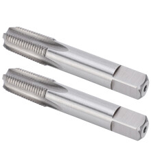 2Pcs 1/8‑28 HSS Tap Threading Tools High Hardness Hardware Repair