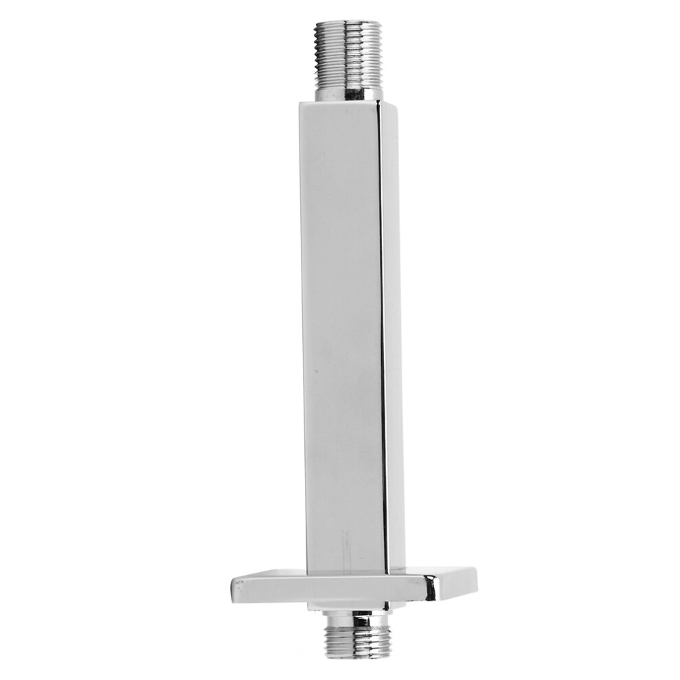 Bathroom Shower Pipe G1/2In Thread Wall Mount Chrome Rustproof 300Mm Length 4971392227626