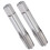 2Pcs 1/8‑28 HSS Tap Threading Tools High Hardness Hardware Repair 12