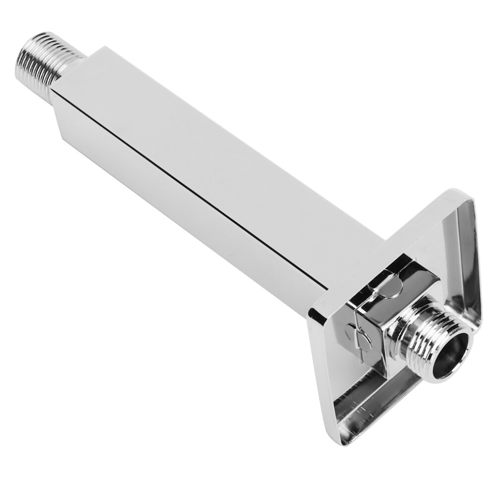 Bathroom Shower Wall Mount Arm G1/2In Thread Chrome Pedestal Pipe 5081392521873