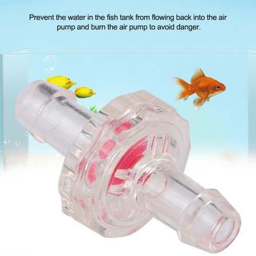 Aquarium 10Pcs Non-Return Check Valve 7mm Waterstop Accessory