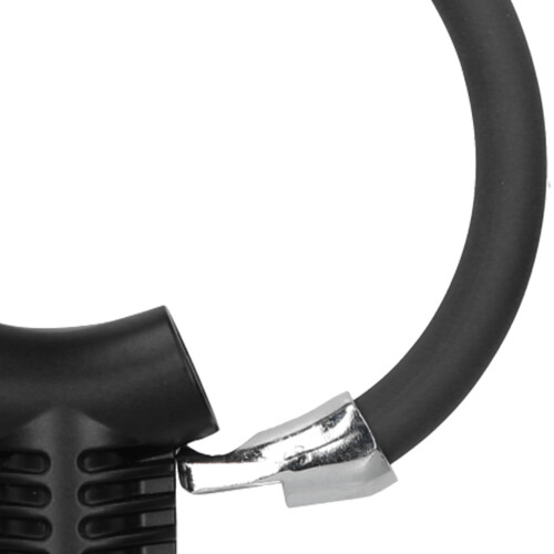 Matte Black Mini Lock for Bikes Anti-Theft Cable 2