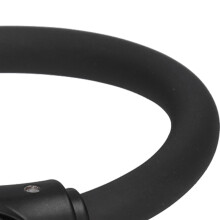 Matte Black Mini Lock for Bikes Anti-Theft Cable