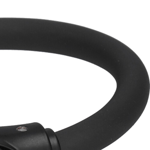 Matte Black Mini Lock for Bikes Anti-Theft Cable