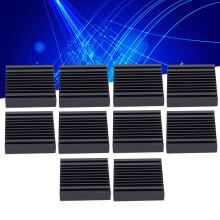 Transistor Cooling Fin 10pcs Aluminum Heat Sink 40x9x40mm Thermal Conductive