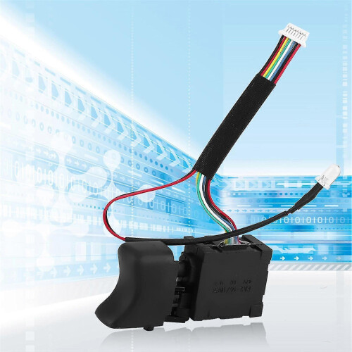Black Adjustable Speed CW/CCW Electric Drill Trigger Switch Fit 1