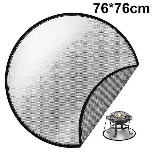 Fire Pit Mat, Round Fireproof Mat for Fireplace,30*30 Inch - RIpj