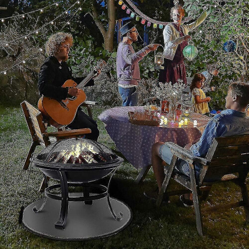 Fire Pit Mat, Round Fireproof Mat for Fireplace,30*30 Inch - RIpj 2