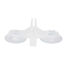 50Pcs Fish Tank Divider Clips with Suction Cups 8x5.8cm White